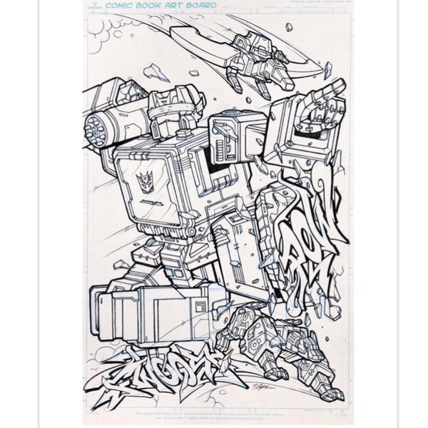 Tranformers Shattered Glass Soundwave Comic Cover Concept Image  (7 of 8)